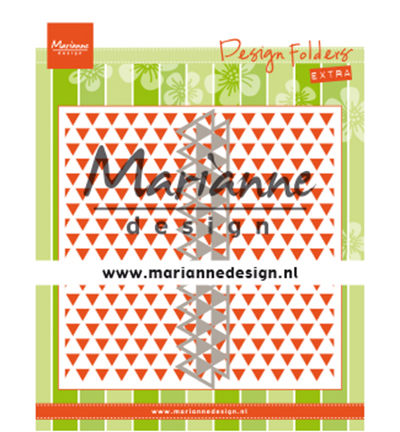 DF3428 - Marianne Design - Embossing folder Triangles