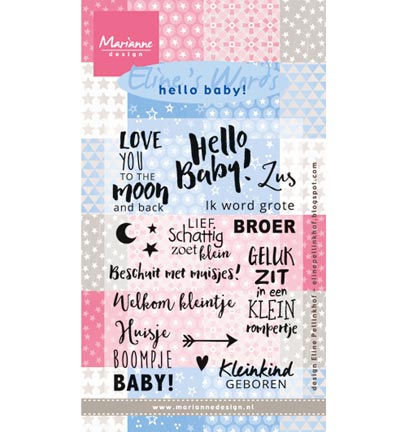 EC0165 - Marianne Design - Elines words sweet baby