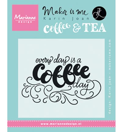 KJ1708 - Marianne Design - Quote - Every day is a coffee day