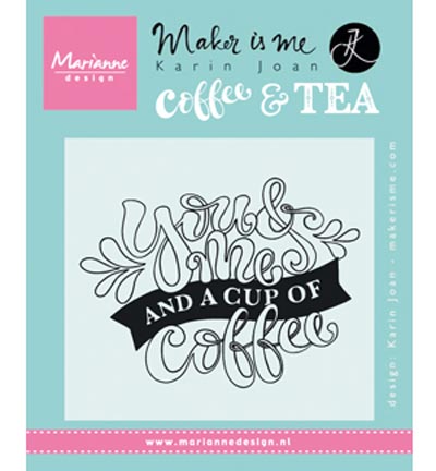 KJ1709 - Marianne Design - Quote - You & Me and a cup of coffee