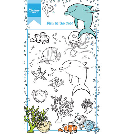 HT1618 - Marianne Design - Hettys Fish in the reef