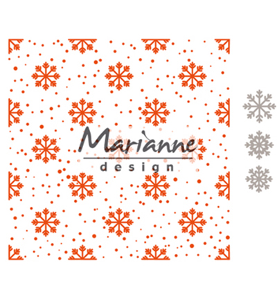 DF3440 - Marianne Design - Snow and Ice crystals