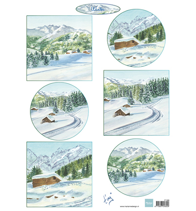 IT599 - Marianne Design - Tinys winter landschapjes 1