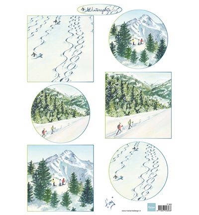 IT600 - Marianne Design - Tinys winter landschapjes 2