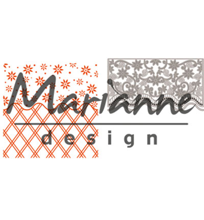 DF3444 - Marianne Design - Anjas flower border