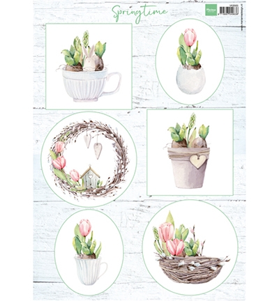VK9565 - Marianne Design - Tulips & willow cats