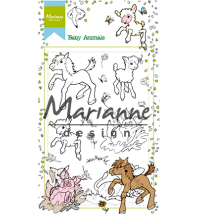 HT1630 - Marianne Design - Hettys baby animals