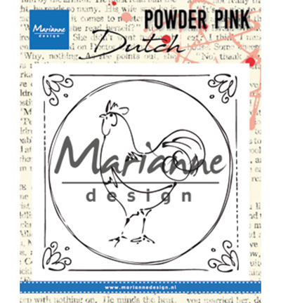 PP2805 - Marianne Design - Powder Pink - Dutch rooster