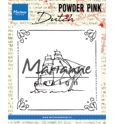 PP2806 - Marianne Design - Powder Pink – Sailboat