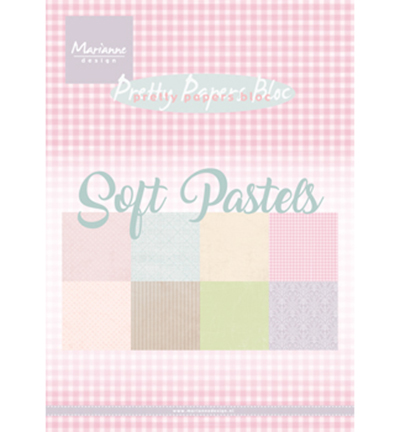 PK9157 - Marianne Design - Paper bloc Soft pastels