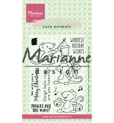 EC0174 - Marianne Design - Elines Christmas mice