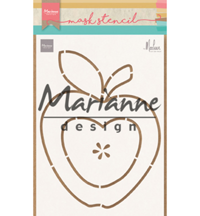 PS8013 - Marianne Design - Craft stencil: Apple by Marleen