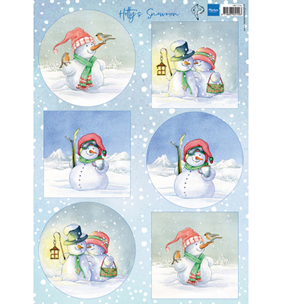 HK1705 - Marianne Design - Hettys snowmen