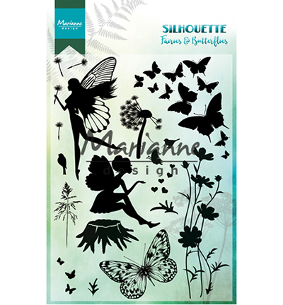 CS1016 - Marianne Design - Silhouette Fairies & Butterflies