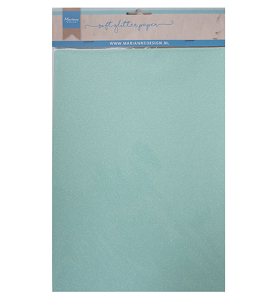 CA3147 - Marianne Design - Soft Glitter paper - Mint