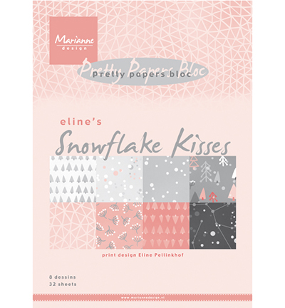 PB7057 - Marianne Design - Elines Snowflake kisses