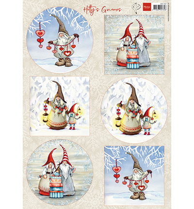 HK1707 - Marianne Design - Hettys Winter gnomes