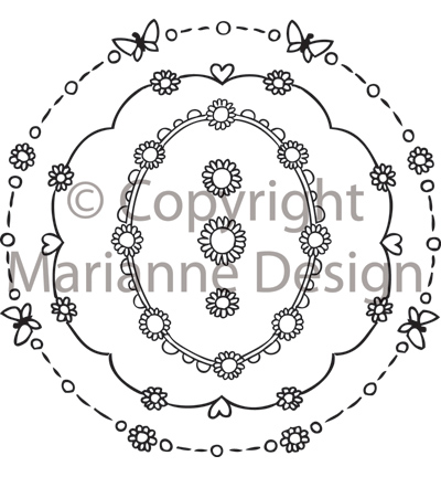DDS3314 - Marianne Design - Don & Daisy-Daisy decorations circles