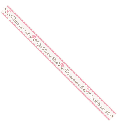 JU0897 - Marianne Design - Ruban texte, Roses are red