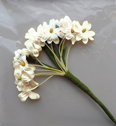 JU0920 - Marianne Design - Silk flowers-Off white