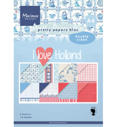 PK9168 - Marianne Design - I love Holland A4