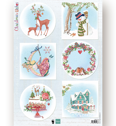 EWK1280 - Marianne Design - Decoupage - Christmas Wishes deer