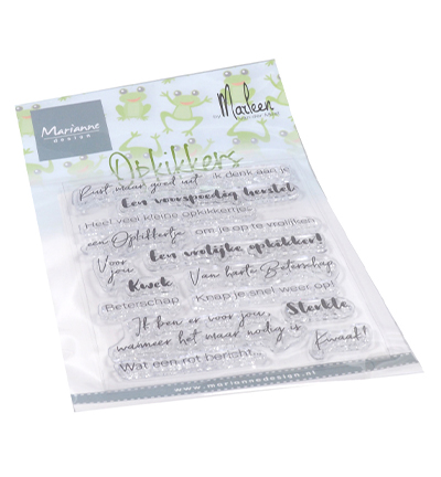 CS1065 - Marianne Design - Clear Stamps - Opkikkers by Marleen