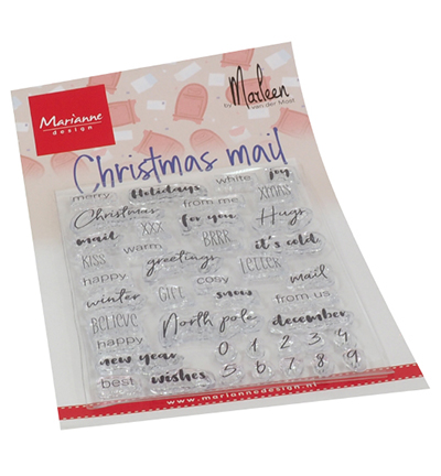 CS1070 - Marianne Design - Christmas mail by Marleen