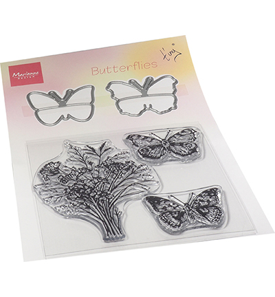 TC0879 - Marianne Design - Tinys Butterflies stamp & die set