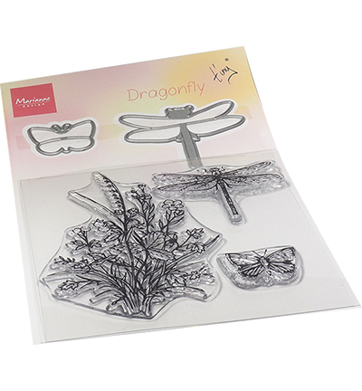 TC0880 - Marianne Design - Tinys Dragonfly stamp & die set