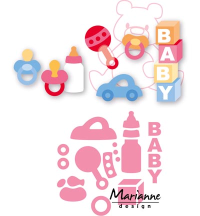 COL1421 - Marianne Design - Elines baby essentials