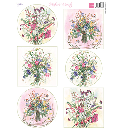 MB0192 - Marianne Design - Matties Mooiste - Field Bouquets