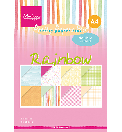 PK9175 - Marianne Design - Papier blok Rainbow