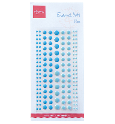 PL4518 - Marianne Design - Enamel dots - two blue