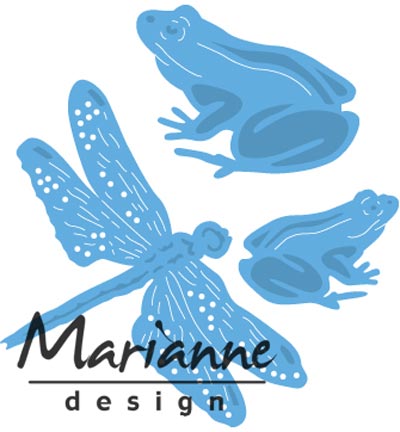 LR0461 - Marianne Design - Tinys frogs and dragonfly