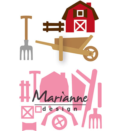 COL1427 - Marianne Design - Elines farm set
