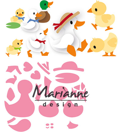 COL1428 - Marianne Design - Elines duck family