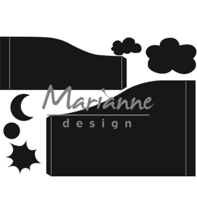 CR1402 - Marianne Design - Bendy card