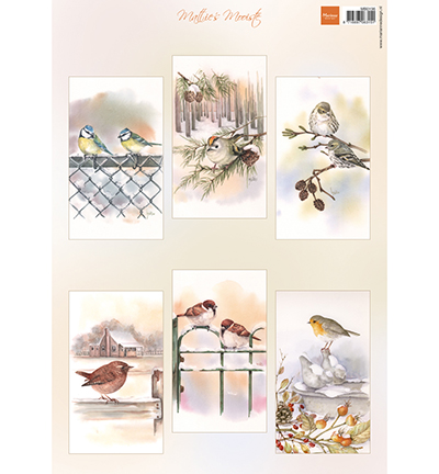 MB0196 - Marianne Design - Matties mooiste Slimline birds