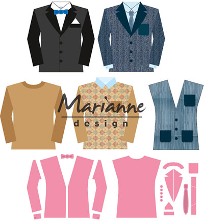 COL1434 - Marianne Design - Mens wardrobe
