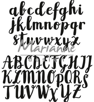 CR1416 - Marianne Design - Brush alphabet