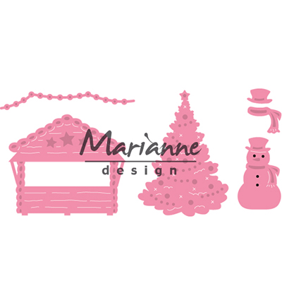 COL1440 - Marianne Design - Village decoration set 5