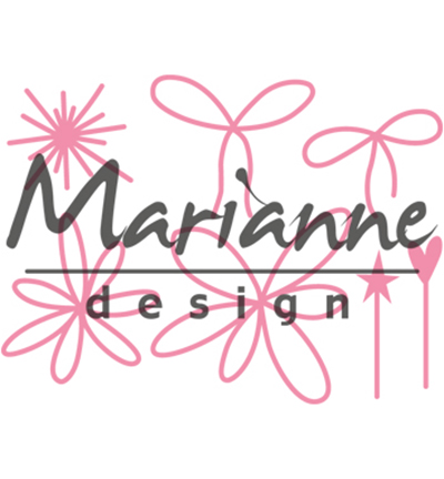 COL1441 - Marianne Design - Giftwrapping - Karins pins & bows