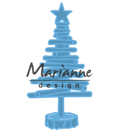 LR0492 - Marianne Design - Tinys Christmas tree wood