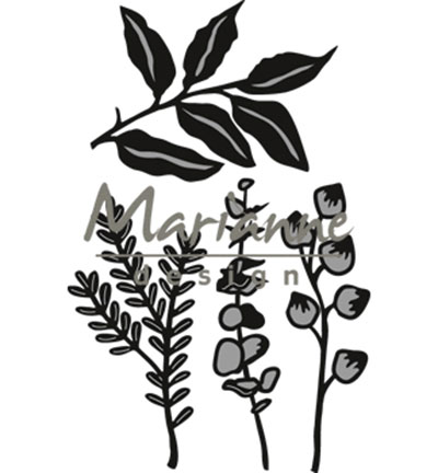CR1432 - Marianne Design - Herbs & leaves