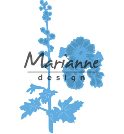 LR0521 - Marianne Design - Tinys hollyhocks