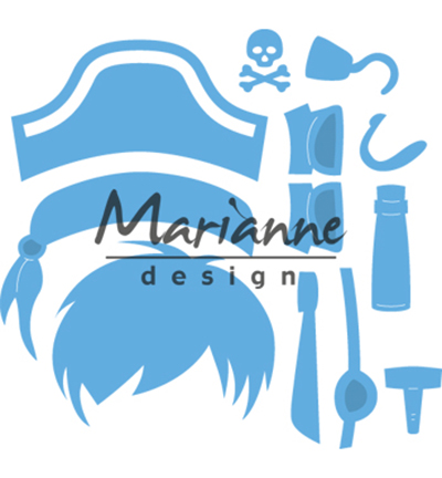 LR0527 - Marianne Design - Kims Buddies pirate