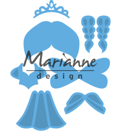 LR0529 - Marianne Design - Kims Buddies princess