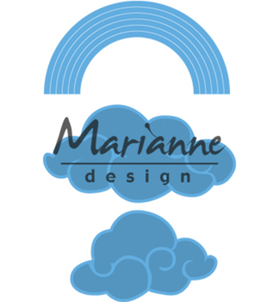 LR0531 - Marianne Design - Rainbow & clouds