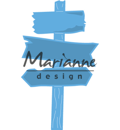 LR0535 - Marianne Design - Wooden signpost
